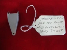 Hodaka Motorcycle front brake light switch spring bracket.