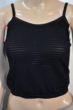 Vassarette Cami Black Sheer Size Medium