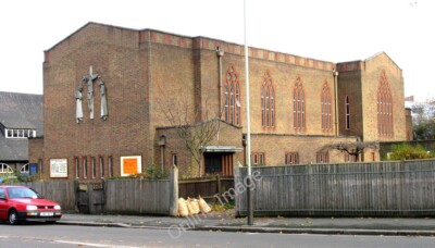Foto 6x4 St Faith, Sunray Avenue, London SE24 Brixton\/TQ3175 um 2004