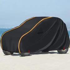 UTV Full Cover Black Storage Cover For Can-Am Maverick X3 Max R RR Turbo 2017-23