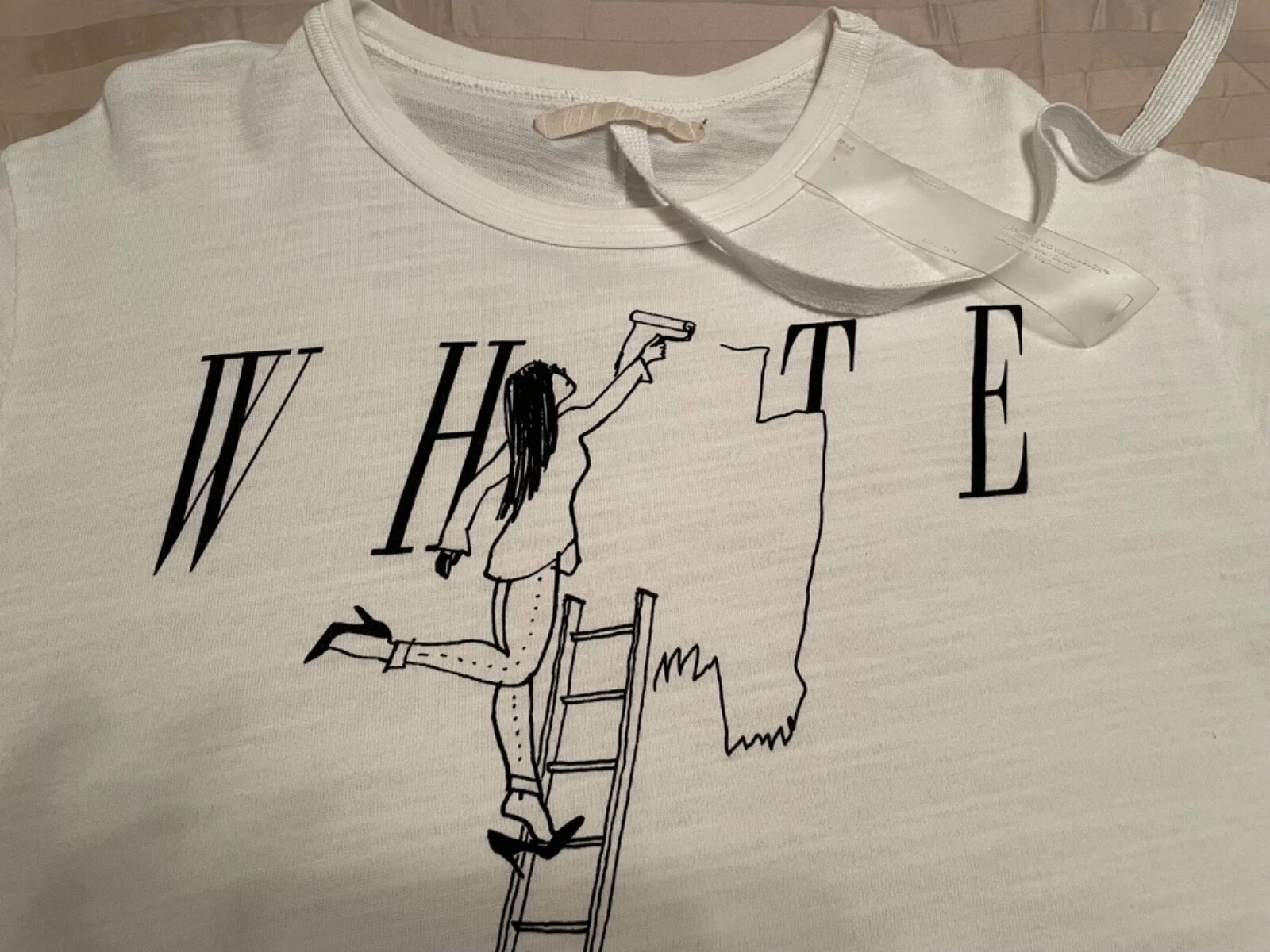 T shirt OFF BIANCA Virgil Abloh felpa con cappuccio media large XL not fear of god cappello Pyrex