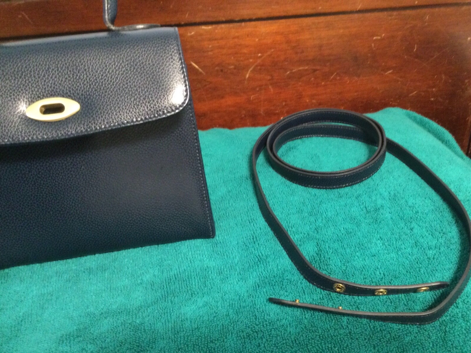 COACH Handbag vintage coach Grain leather Women Gem