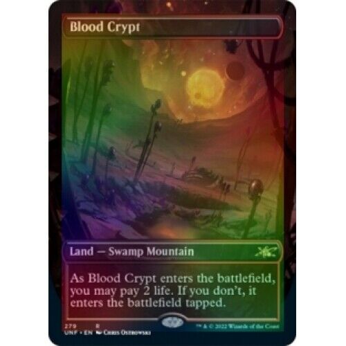 Foil Blood Crypt (borderless) M/NM Magic: The Gathering MTG Foil Blood Crypt (borderless) M/NM Magic: The Gathering MTG