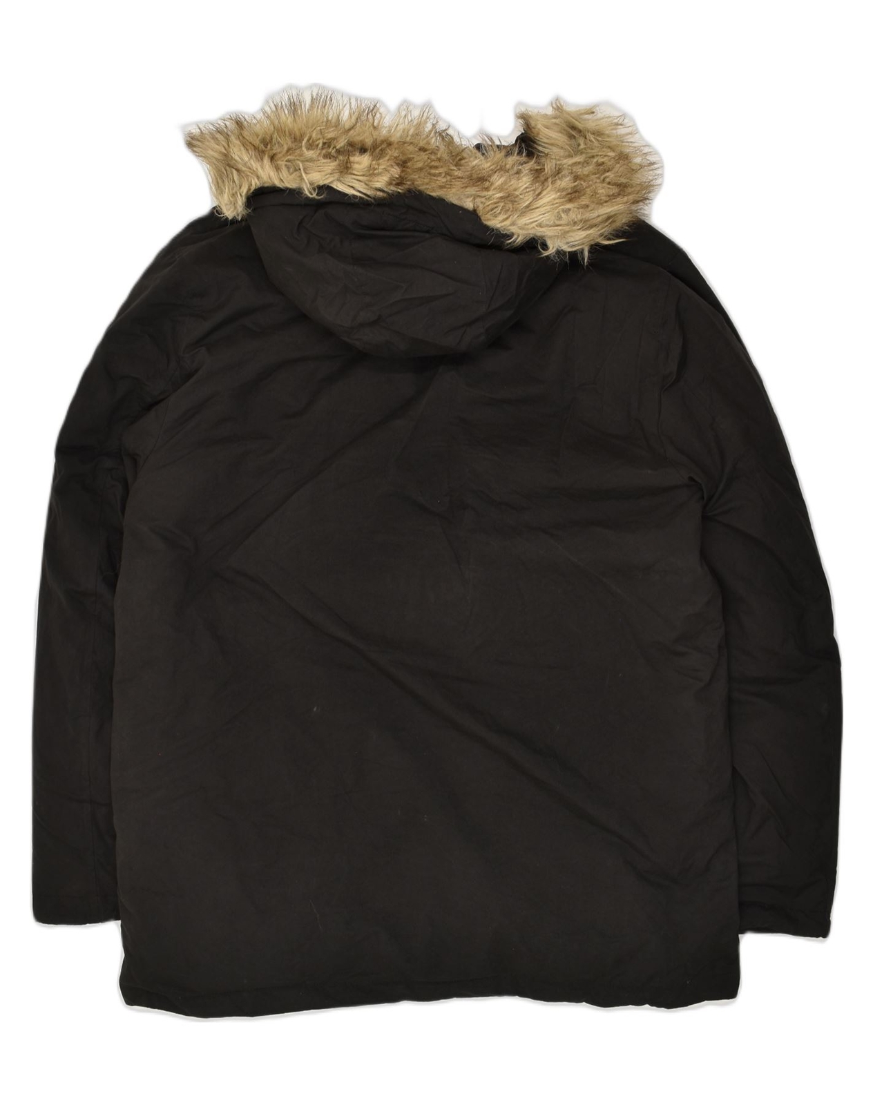 JACK WILLS Mens Hooded Padded Jacket UK 42 XL Black AM40 eBay