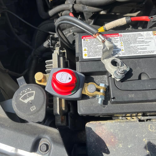 Top Post Battery Disconnect Switch, 12-48 V Battery Power Cut Master Switch Disc - Picture 6 of 8