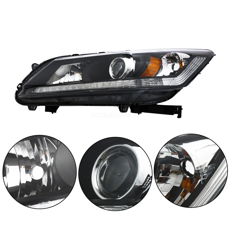 车头灯前照灯卤素驱动器左侧适用于 2013 2014 年 2015 年本田雅阁 — 第 3/4 张图片