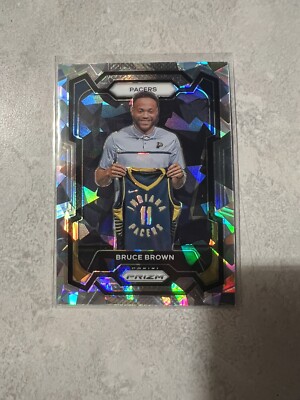 Bruce Brown 2023-24 Panini Prizm Cracked Ice Denver Nuggets