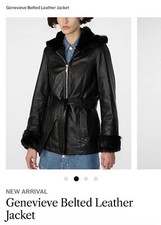 Wilson Leather Genevieve Belted Women Leather Jacket