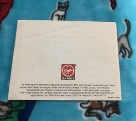 Nintendo NES Video Game M.C. Kids with manual