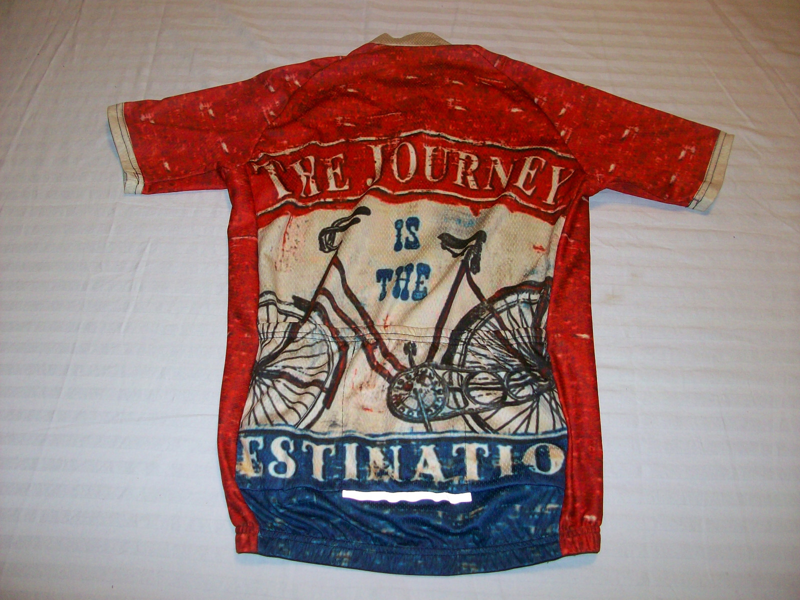 BICYCLE CYCLING JERSEY MENS MEDIUM MOUNTAIN/ROAD BIKE JERSEY NICE!