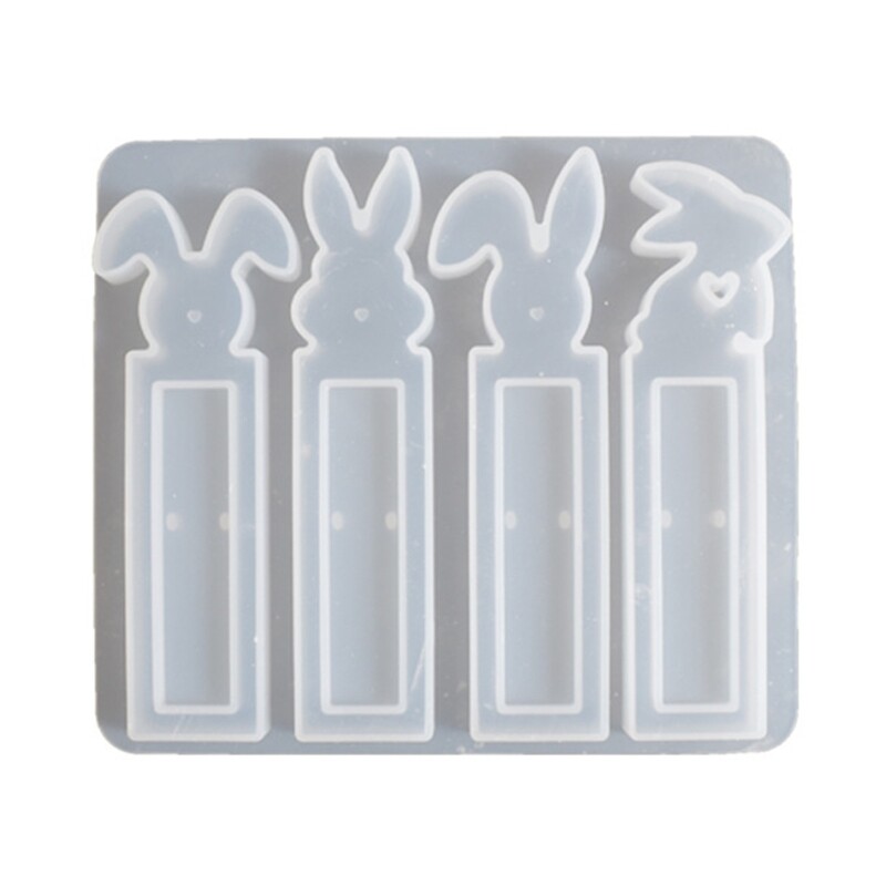 Easter Bunny Silicone Molds 4-Cavity DIY Resin Craft