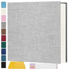 Photo Album Self Adhesive Pages, 60 Pages Magnetic Scrapbook Albums with