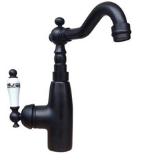 Black Oil Rubbed Brass Bathroom Kitchen Bar Vessel Sink Faucet Mixer Tap ssf108
