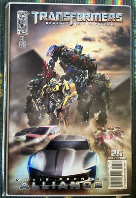 Transformers Revenge Of The Fallen Prequel Alliance #4 Cover B IDW Comics 2009