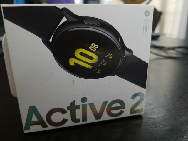 Samsung Galaxy Watch Active2 Golf Edition 44mm Aluminum Case with Sport  Band - Aqua Black (Bluetooth) - SM-R820NZKGGFU for sale online | eBay
