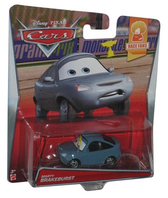 Disney Pixar Cars Movie Marty Brakeburst Race Fans Toy Car #2