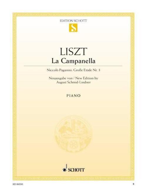 Thumbnail - La Campanella | Niccolò Paganini: Große Etüde Nr. 3. Klavier. | Franz