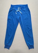 FIGS Women's Zamora Royal Blue Drawstring Jogger Pants Women’s Med