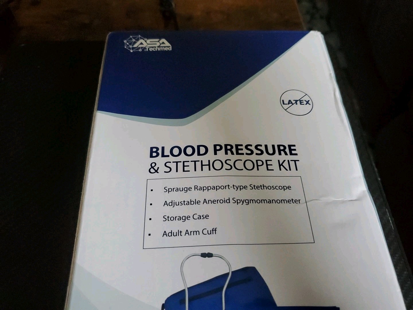 NIB - ASA TECHMED Blood Pressure & Stethoscope Kit w/ Carrying Case