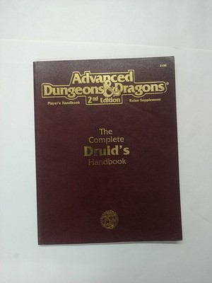 AD&D 2nd Edition The Complete Druids Handbook AD&D Dungeons and Dragons 2150