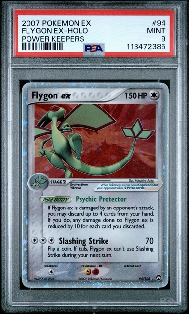 Pokemon Flygon ex Psa 9 EX Power Keepers Holo Ultra Rare 94/108 2007 