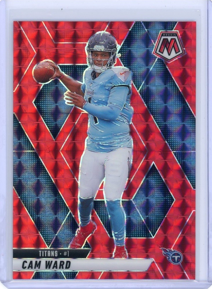 2025 Panini Mosaic Cam Ward #382 Red