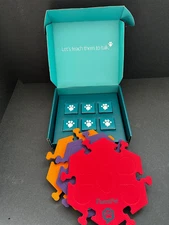 FluentPet Get Started Kit – 6 Buttons + 3 HexTiles  Purple & Red & Orange+ Batt.