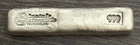Rare 6.50 Oz Sinclair Scientific Dennis England Poured Silver Bar Fairbanks AK