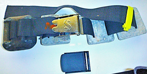 Scuba Weight Belt Scubapro 40" 101.6cm 19.5lb 8.8kg Diver Free Dive BC