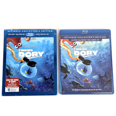 Finding Dory (Blu-ray, 2016) 3D Ultimate Collectors Edition Lenticular Slipcover