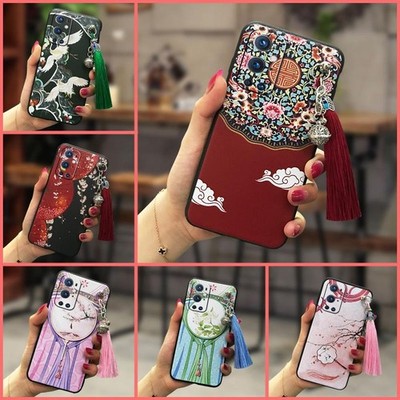 MYDING-Phone Case for One Plus 9Pro/1+9 Pro,  Tassel Silicone Protective Bell