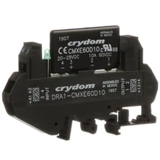 Crydom Inc DRA1-CMXE60D10 Relay Solid State DIN Mount 60 VDC/8A Output 20-2