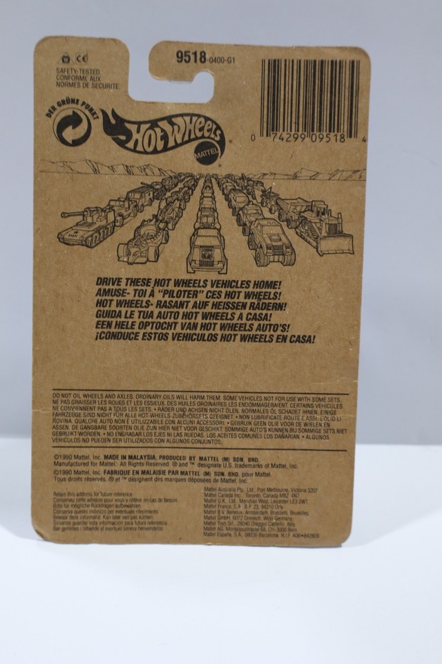 1989 Hot Wheels Speed Points Hot Bird All American Fire Bird On Creased ...