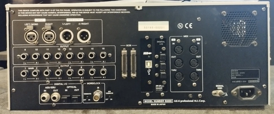 Akai S6000 V2 Sampler Campionatore Espanso - Immagine 4 di 4
