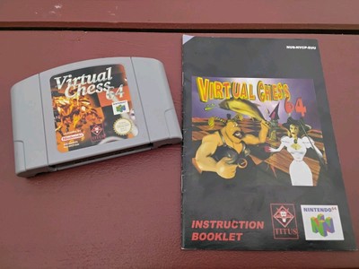 Nintendo 64 N64 - Virtual Chess 64 Mit Anleitung Wie Abgebildet