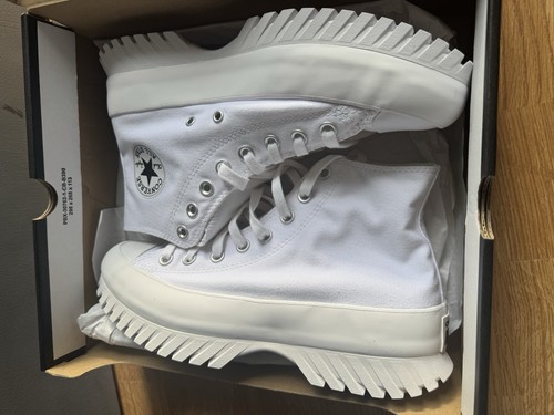 NOWE Converse CTAS Lugged Winter 2.0 Hi Boot Białe UK 8 Męskie 10 Damskie Unisex - Zdjęcie 11 z 11