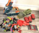 LOT  1 of  3   Vintage GI Joes: Vehicles,  Accessories Extras Guns tanks parts