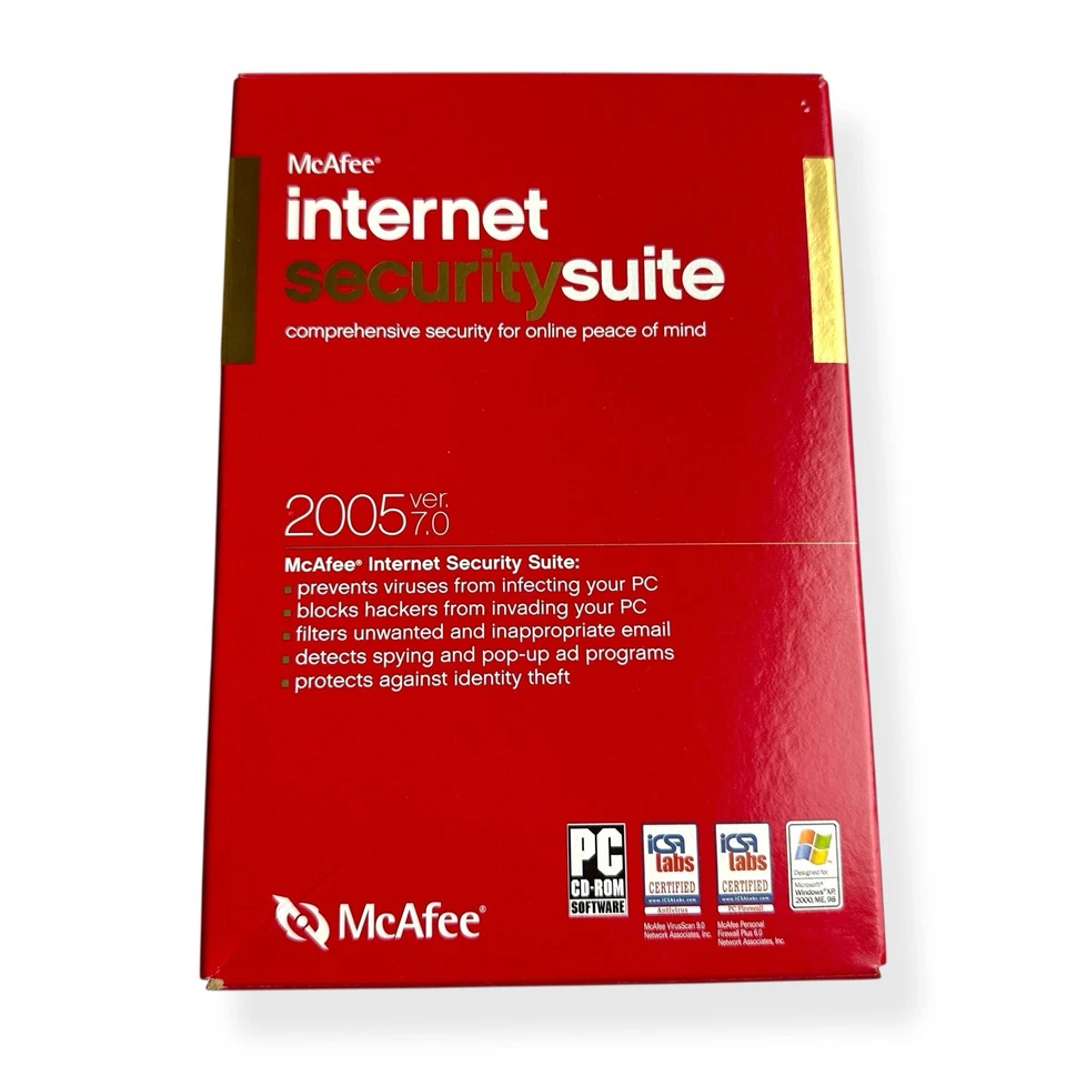 McAfee Internet Security Suite 2005 Version 7.0 - Vintage Software PC Win 98/XP - Image 2 of 4