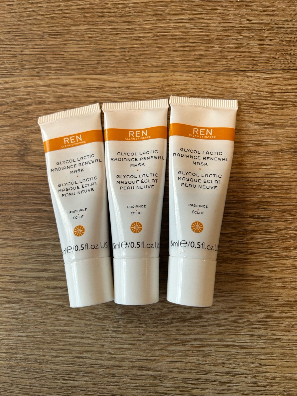 REN Clean Skincare Glycolactic Radiance Renewal Mask 30ml (3 x 10ml) Sealed