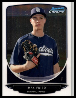 #ad 2013 Bowman Chrome #BCP138 Max Fried Prospects $1.74