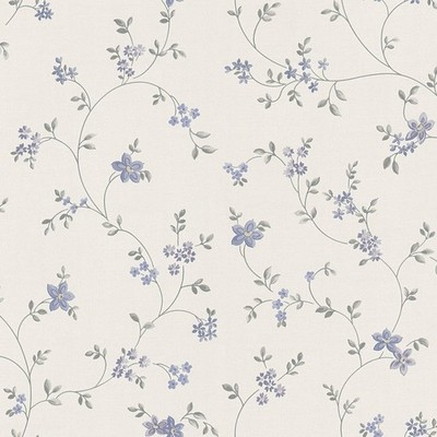 MC61025 - Maison Charme Floral Silver GreyWhite Galerie Wallpaper