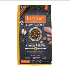 Instinct Raw Boost Grain Free Dog Food With Real Chicken 10 Pound Pack