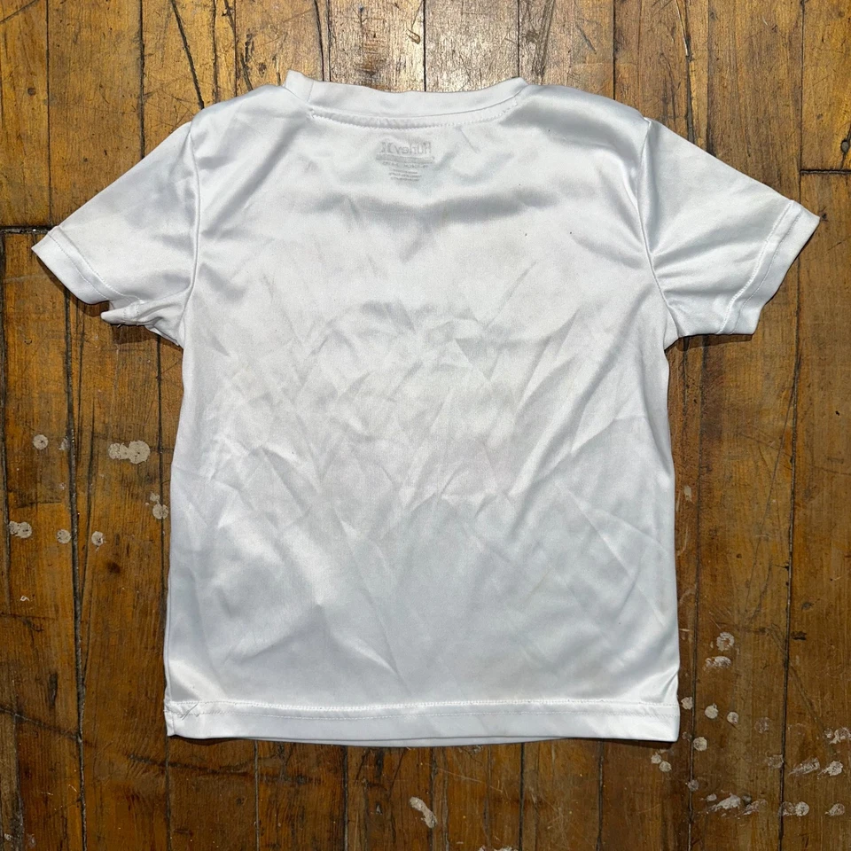 Hurley Stack Em вверх футболка для мальчиков размер 4T 3-4 лет белый короткий рукав ворота - Изображение 2 из 4