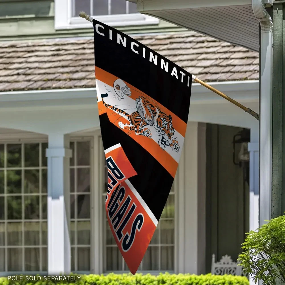 CINCINNATI BENGALS HOUSE FLAG FROM