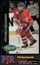 Mathieu Schneider 1992-93 Parkhurst #319 Montreal Canadiens