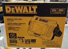 Dewalt Compact Task Light 12v/20v DCL077B Tool Only-New In Box