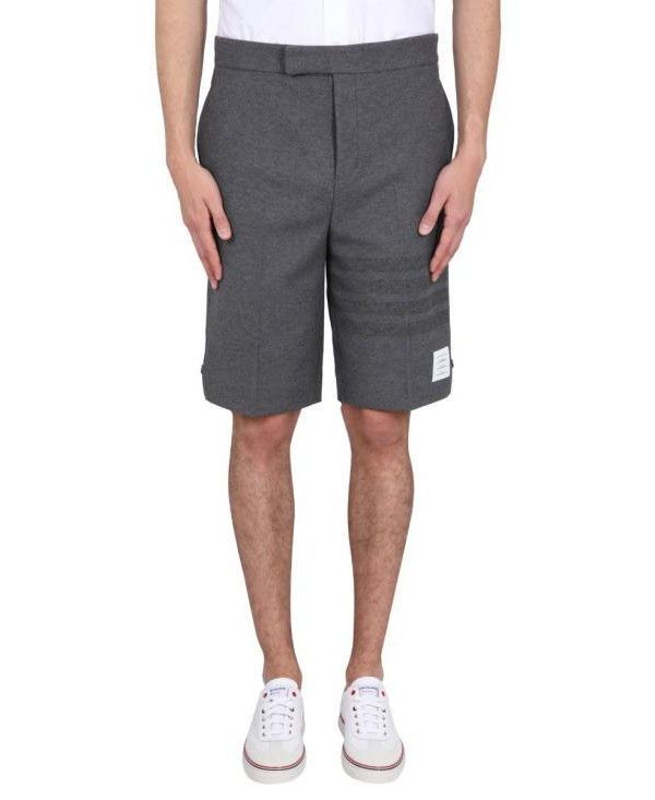 Thom Browne Tonal 4 Bar Stripe Double Face Tech Pants 151103256 image 4
