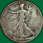 1929-S Walking Liberty Half Dollar Very Fine VF Coin #38494