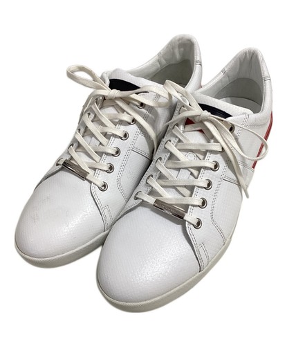 Dior HOMME HOMME Low-cut sneakers 43 White Leather F/S