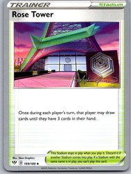 Rose Tower 169/189 Darkness Ablaze Uncommon Trainer Card